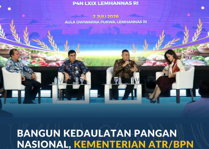Bangun Kedaulatan Pangan Nasional, Kementerian ATR/BPN Targetkan 87% LBS Jadi LP2B