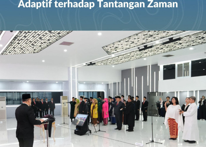 Lantik Pejabat Struktural dan Fungsional, Wamen Ossy Minta Jajaran Bekerja Adaptif terhadap Tantangan Zaman