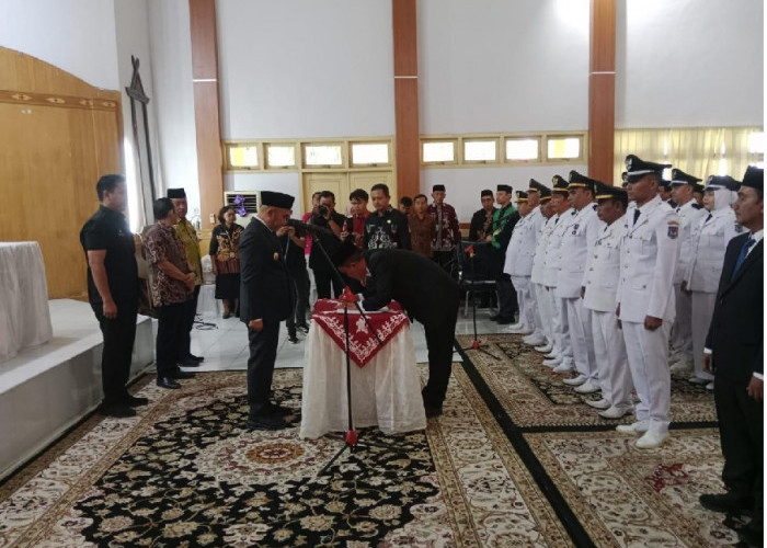Rombak Jajaran Lagi, Dedy Putra Lantik 59 Pejabat Pemkab Bungo, Berikut Nama-Namanya