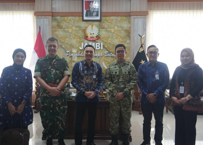 Bangun Sinergi Strategis, Danrem 042/Gapu Terima Pimpinan BRI Cabang Jambi