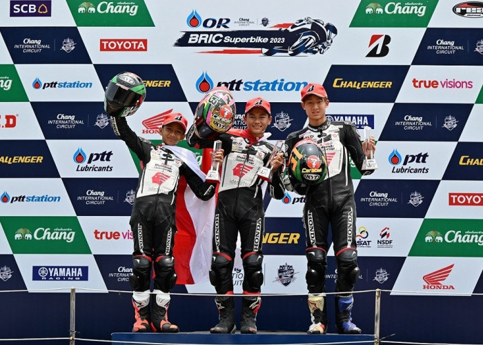 Pebalap Binaan Astra Honda Raih Podium Tertinggi TTC Buriram 