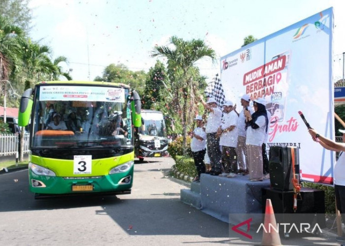  Program Mudik Gratis, PTPN  Berangkatkan Tiga Bus Ke Berbagai Daerah
