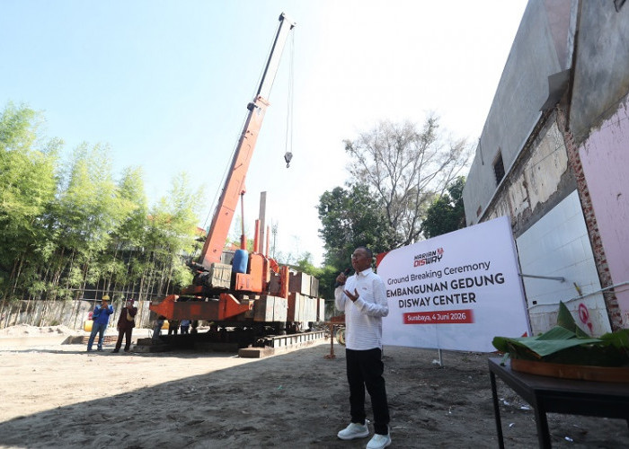 Groundbreaking, Harian Disway Siapkan Gedung Kantor Baru