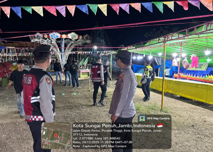 Polres Kerinci Selidiki Dugaan Perjudian Berkedok Pasar Malam