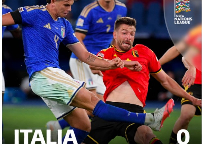 Debut Pahit Periode Kedua Roberto Mancini, Italia Tumbang 0-2 dari Belgia di Roma