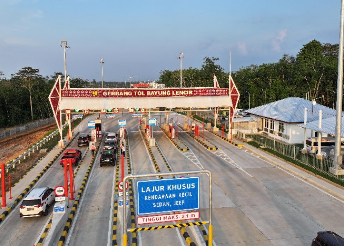 Libur Panjang Isra Miraj dan Imlek, Jalan Tol Tempino-Bayung Lencir Dilewati 22.636 Kendaraan