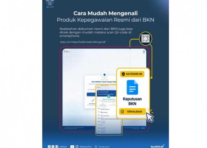 Cegah Penipuan Dokumen Kepegawaian, BKN Bagikan Cara Cek Keaslian SK Resmi
