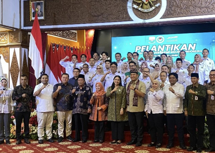 Wamentan Sudaryono Lantik Pengurus APPSI Jambi Periode 2026-2030, Dorong Penguatan Pedagang Pasar
