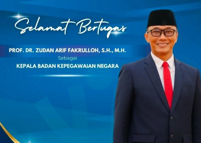 Prof. Zudan Arif Fakrulloh Resmi Dilantik Jadi Kepala BKN