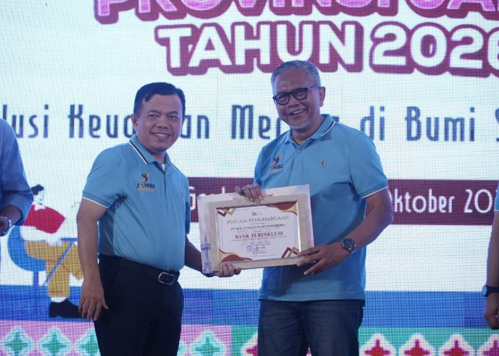 Bank Jambi Raih 2 Penghargaan dalam Jambi Financial Fest OJK Provinsi Jambi Tahun 2026