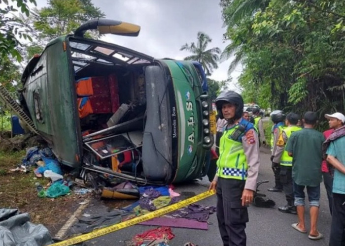 Nama-nama Korban Kecelakaan Bus ALS Rute Medan-Jakarta Kejadian di Sumbar