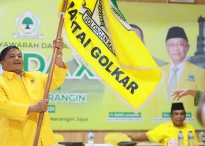 Abong Pimpin Golkar Merangin, Terpilih Aklamasi pada Musda ke-XI