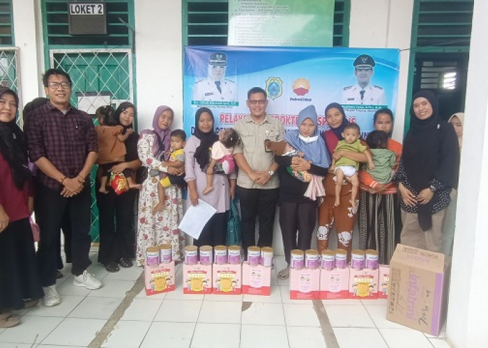 SKK Migas-PetroChina Bantu Penanganan Stunting di Puskesmas Simpang Pandan & Puskesmas Simpang Tuan Tanjabtim