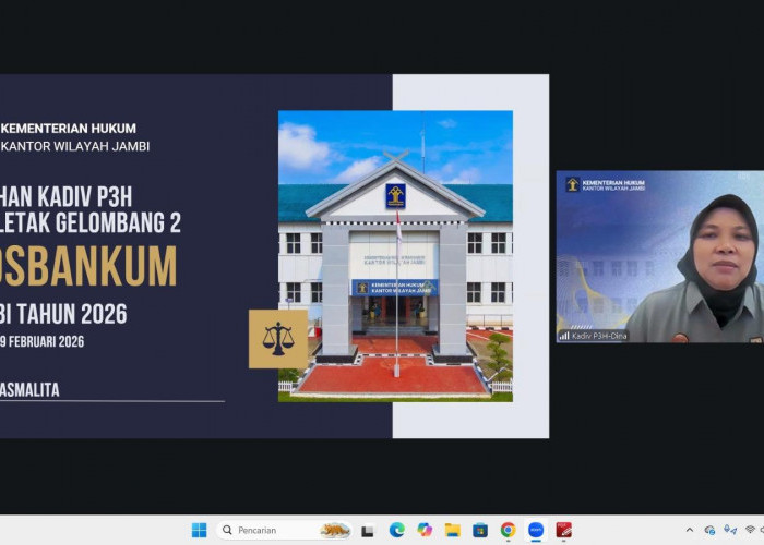 Penguatan Layanan Bantuan Hukum di Daerah, Kanwil Kementerian Hukum Jambi Gelar Pelatihan Paralegal Gelombang 