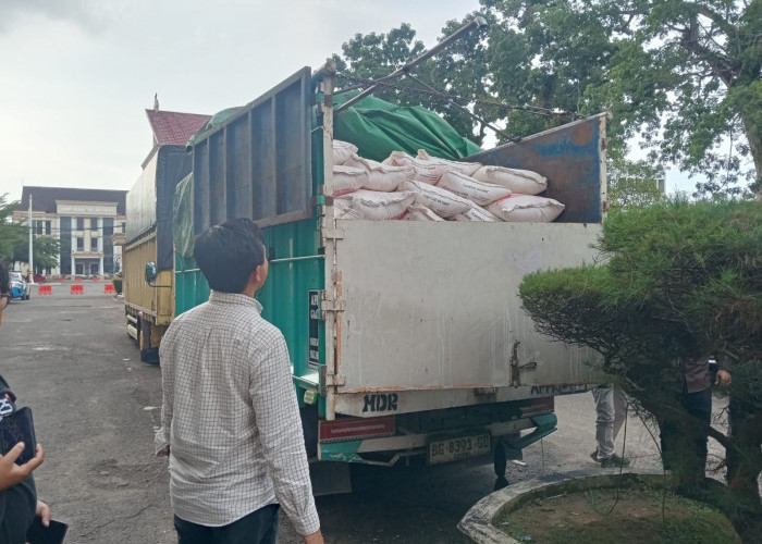 Polda Jambi Ungkap Perdagangan Pupuk Subsidi di Sungai Bahar, Truk Berisi 147 Karung Disita