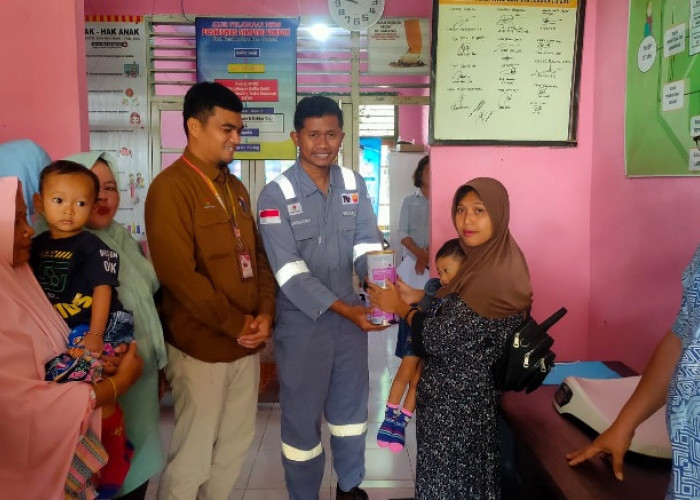 Berikan Layanan Kesehatan Gratis dan Bantuan Gizi, SKK Migas-PetroChina Bantu Tekan Stunting di Tanjabtim