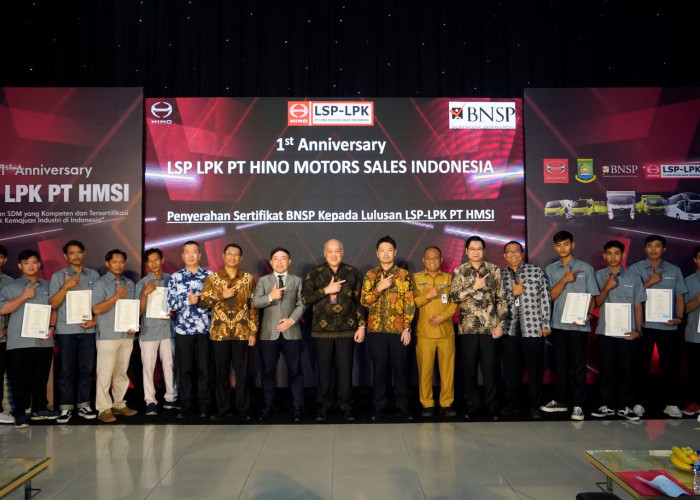 LSP-LPK Hino 1 Tahun Berdiri, Wujudkan SDM Kompeten dan Tersertifikasi Untuk Kemajuan Industri di Indonesia 