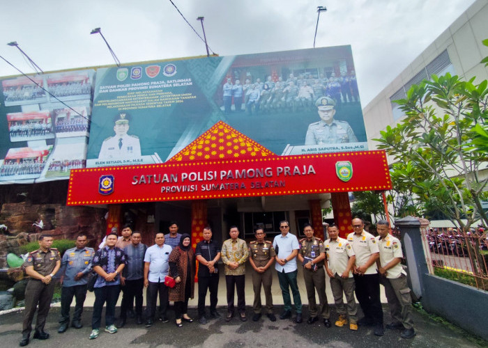 Bahas Penegakan Perda dan Upaya Meningkatkan PAD, Komisi I DPRD Jambi Studi Banding ke Satpol PP Sumsel