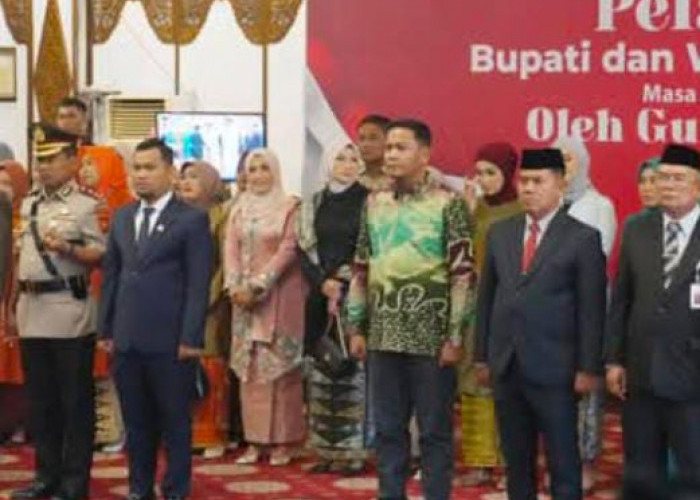 Sekda Tanjab Barat Hadiri Pelantikan Bupati dan Wakil Bupati Bungo Periode 2025–2030