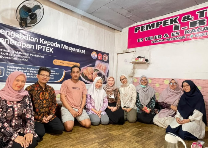 Dosen Unja Dorong UMKM Pempek I.R. Tingkatkan Mutu dan Perluas Pasar