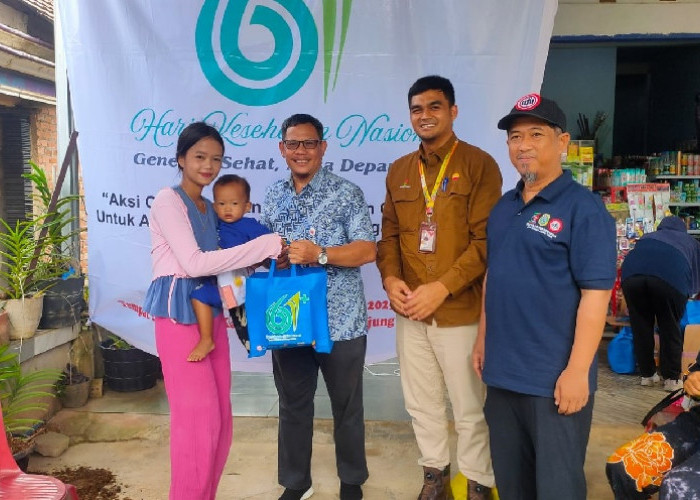 Bantu Penanganan Stunting di Tanjab Timur, SKK Migas PetroChina Gelar Centang Seganting dan Serahkan Bantuan