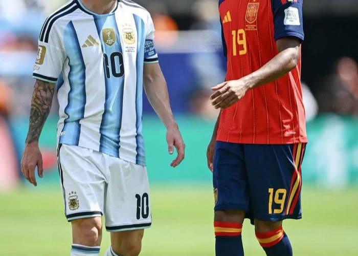 Spanyol vs Argentina Masih Imbang 0-0 di Waktu Normal, Enzo Fernandez Kartu Merah