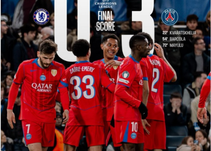 Tekuk Chelsea 3-0, PSG Melenggang Mulus Ke Perempat Final