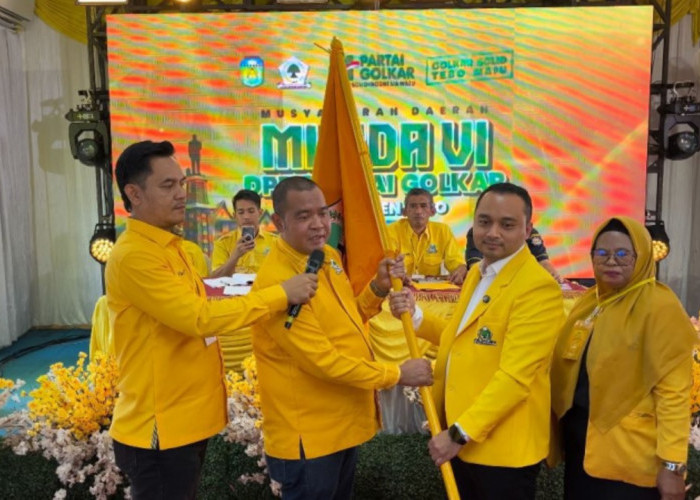 Terpilih Aklamasi, Khalis Mustiko Pimpin Golkar Tebo