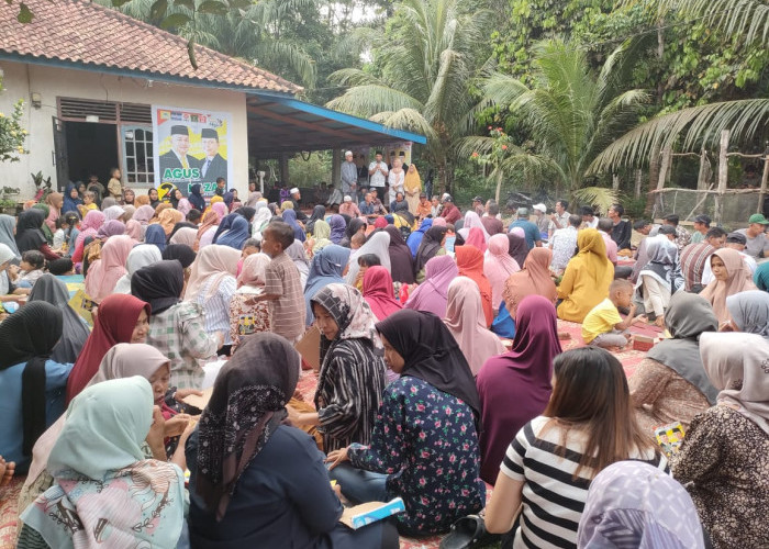 Tak Tergoyahkan, Warga Tanjung Aur Tetap Pilih Agus-Nazar