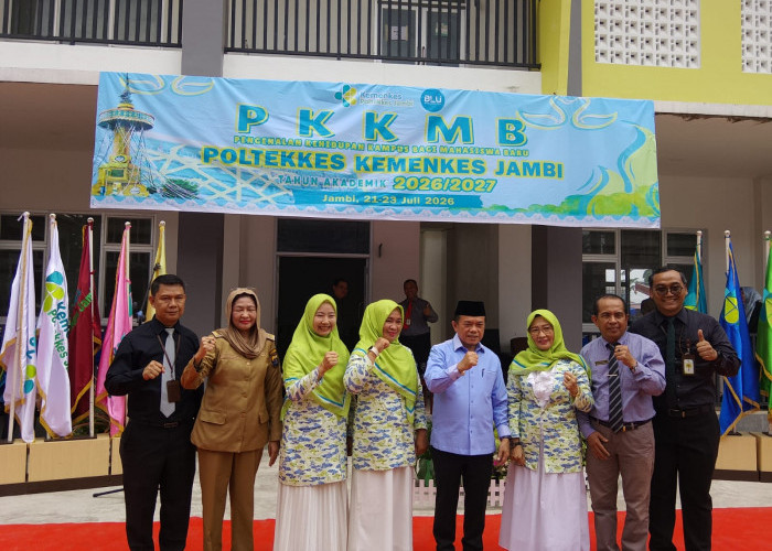 3.046 Mahasiswa Baru Ikuti PKKMB Poltekkes Kemenkes Jambi, Ingatkan Awal Perjuangan Besar Menuju Kesuksesan 