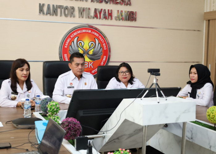 Kanwil Kemenkumham Jambi Ikuti Sosialisasi Survei Penilaian Integritas (SPI) KPK Periode Tahun 2024