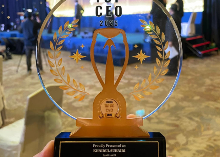 Bank Jambi Raih Penghargaan Top 100 CEO 2025