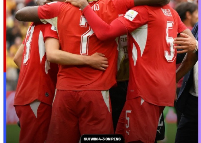 Drama Adu Penalti, Swiss Singkirkan Kolombia dan Segel Tiket Perempat Final Piala Dunia 2026