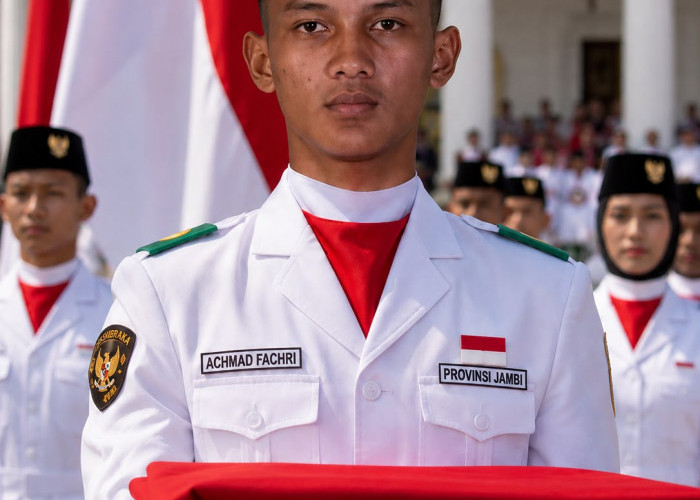Achmad Fachri Putera Jambi Jadi Pengibar Bendera Paskibraka Nasional 2026
