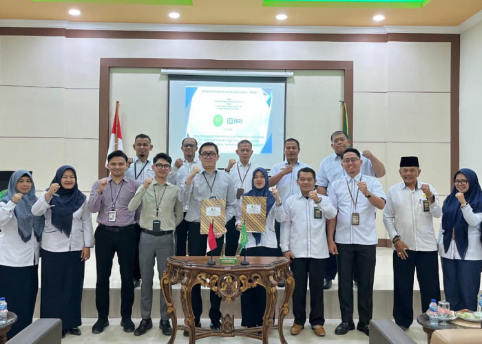 Tingkatkan Pelayanan, BRI BO Kualatungkal Lakukan MoU Bersama Pengadilan Agama Kualatungkal