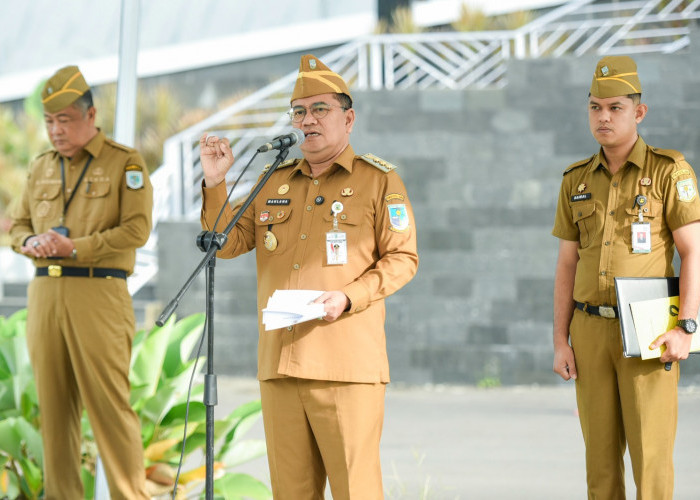 Apel Disiplin Gabungan, Wali Kota Maulana: ASN Jangan Menunggu Perintah