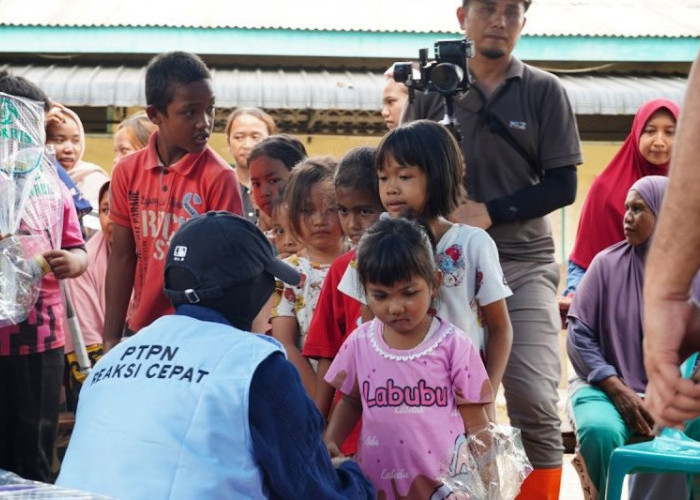 PTPN IV PalmCo Dampingi Ratusan Anak Jalani Trauma Healing di Aceh Tamiang