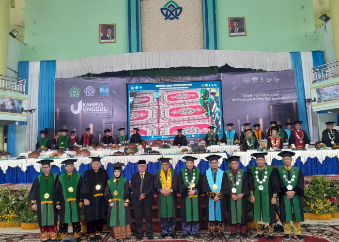 UIN STS Jambi Kukuhkan 5 Guru Besar, Harap Jadi Energi Baru Menuju Unggul World Class University