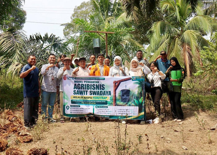 Manfaatkan Lahan Sempit, Tim Pengabdian UNJA Kenalkan Wall Gardening untuk Dukung Pengendalian Inflasi