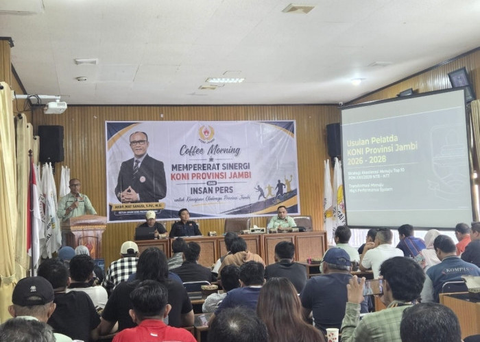 Gandeng Pers dan Perusahaan, KONI Jambi Siapkan Strategi Besar Kejar 10 Besar PON