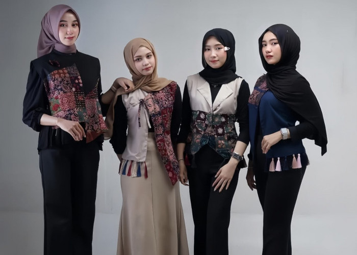 Mahasiswa Universitas Jambi Luncurkan Ecotic, Vest Patchwork Batik Jambi