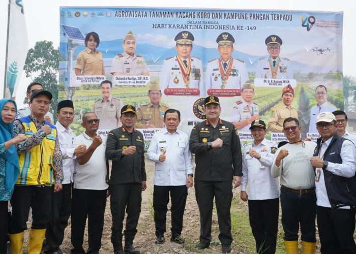 Barantin dan Pemprov Jambi Kembangkan Kampung Pangan Terpadu, Salurkan 30.000 Benih Nila hingga Kacang Koro