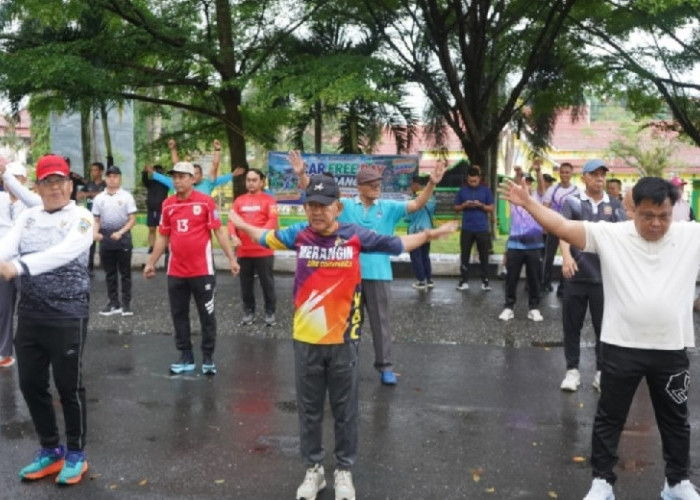 Warga Merangin Padati Car Free Day Perdana, Gerakkan Hidup Sehat dan UMKM