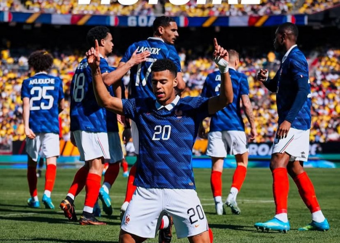 Prancis Hantam Kolombia 3-1, Gol Dicetak Desire Doue dan Marcus Thuram