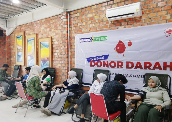 Anniversary ke - 15, Siloam Hospitals Jambi Gelar Bakti Sosial Donor Darah