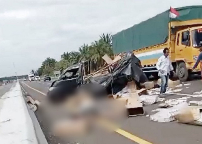 Kecelakaan di Tol Riau Satu Nyawa Melayang, Lady dan Rendy Kjaernett Terguling Tiga Kali