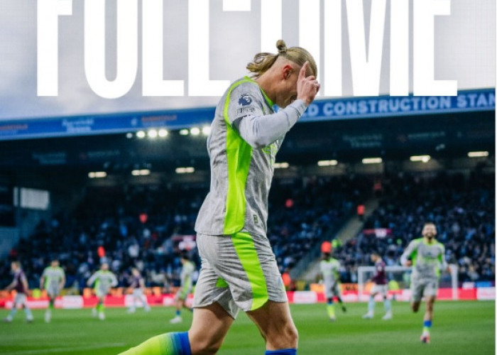 Sikat Burnley 1-0, Manchester City Gusur Arsenal di Puncak Klasemen 