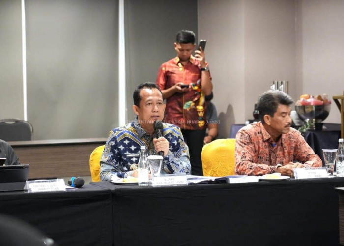 Bupati Muaro Jambi Hadiri Ekpos 4 Desa Persiapan Menjadi Desa Definitif