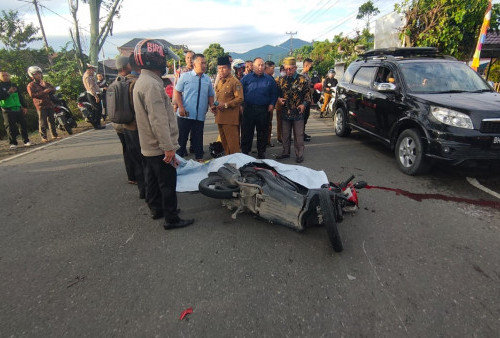 Tabrakan Maut di Kerinci, Satu Meninggal di Tempat