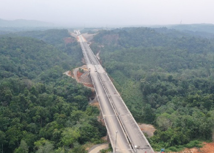 Keren!Dilengkapi Jembatan Layang & Dibangun di Atas Lembah, Tol Bangkinang-Koto Kampar Suguhkan Panorama Indah